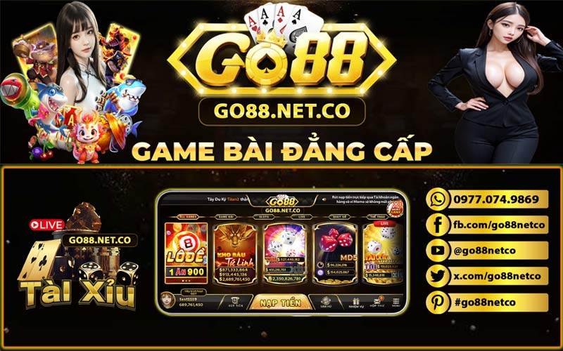 Go88.Net.Co - Trang chủ cổng game bài tài xỉu chính thức