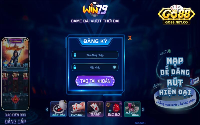 Link Win79 là nơi truy cập cổng game bài đổi thưởng